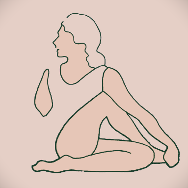 ARDHA MATYENDRASANA 7X5 good carrée